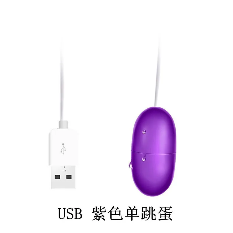 USB double-jumping single-vibrating egg boxed direct plug-in frequency conversion strong shock female masturbation device adult sex toys 2